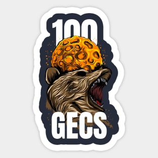 100 gecs Sticker